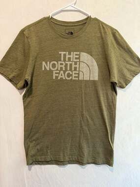 The North Face Men's Short Sleeve Half Dome Tri-Blend T-Shirt - Military Olive